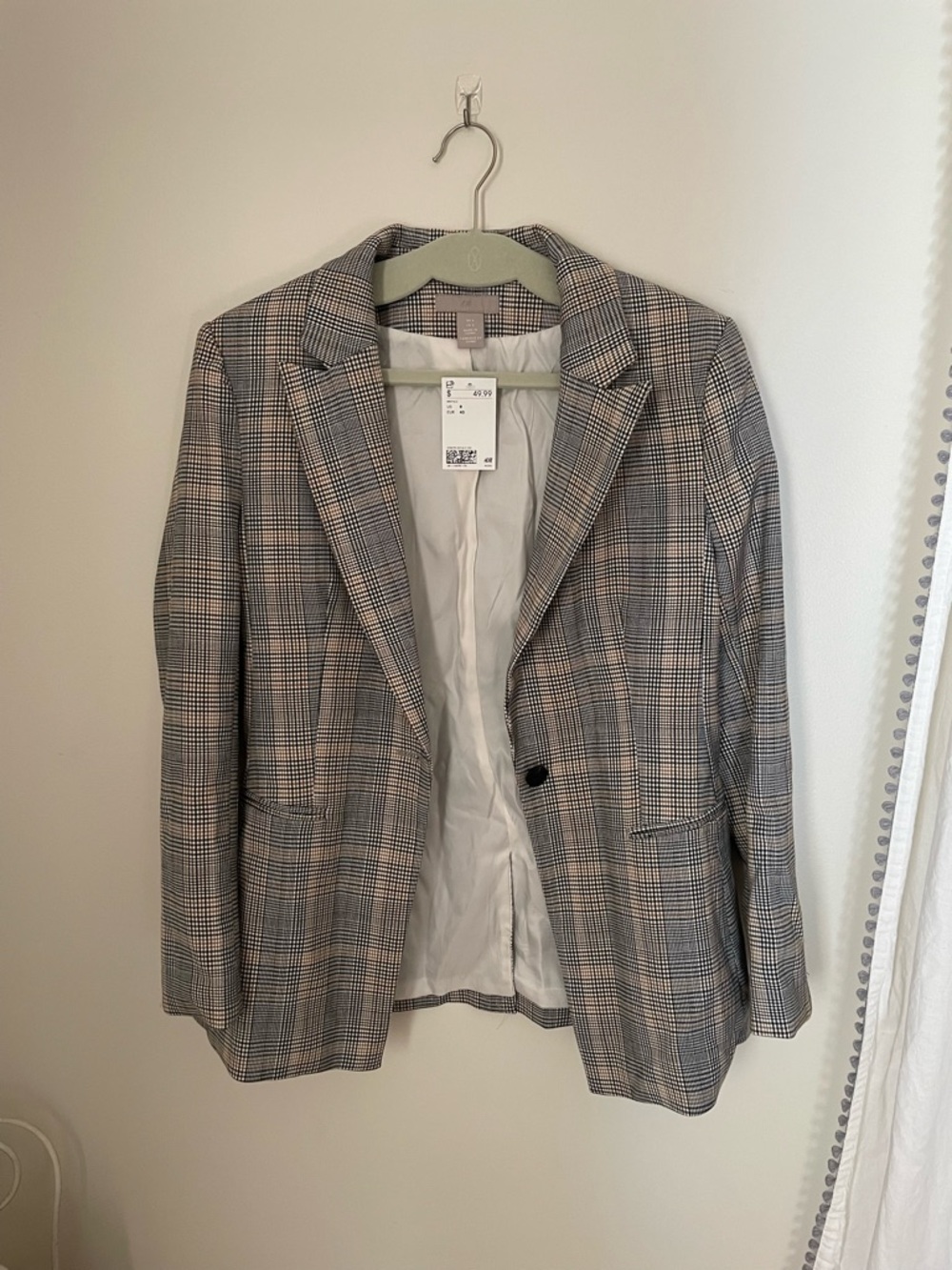 H&M Plaid Blazer